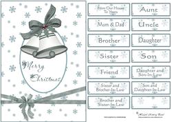 Simple Family & Friends Christmas Card