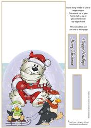 Over the Edge Igloo Quick Christmas Card