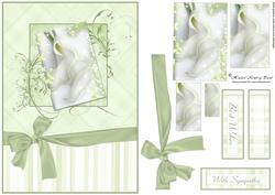 Fresh Lime Decoupage Card Front