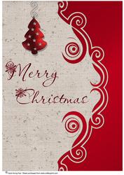 A4 Striking Christmas Card