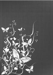 Natures Garden Background (charcoal)