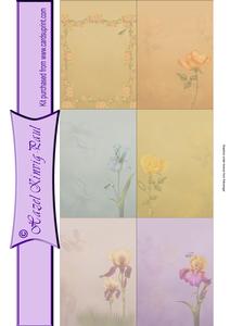 Beautiful Flowers Notepaper Set