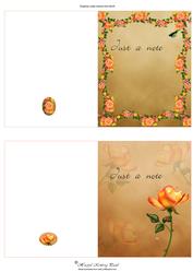 Beautiful Flowers Notelets - #1 & #2