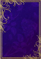 Framed Jacquard Background (rich Blue)