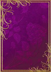 Framed Jacquard Background (rich Purple)