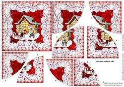 Gingerbread House Christmas Card