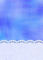 Layered Frosted Rainbow (blue)