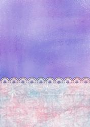 Layered Frosted Rainbow (mauve)