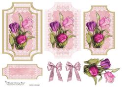 Shaped Tulip Decoupage Topper
