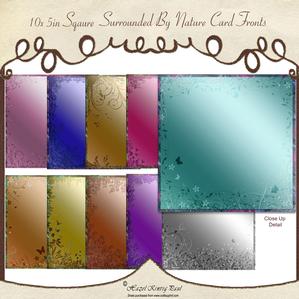 Surrounded by Nature Card Fronts