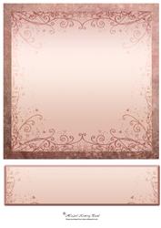 Nature 8in Card Front & Text Plate (copper)