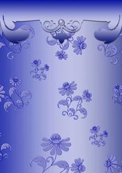 Gilded Brocade Background (royal )