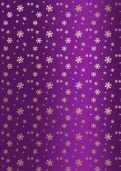 Golden Snowflakes Christmas Background (purple)