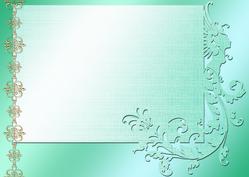 Gilded Beauty Layered Background (aqua)