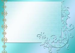 Gilded Beauty Layered Background (turquoise)