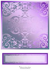 Etched Glass Card Fronts & Text Plate #4