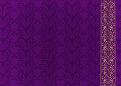 Royal Damask Background (aubergine)
