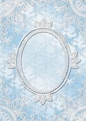 Butterfly Lace Card Front (sky)