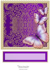 Butterfly Dreams Topper (purple)