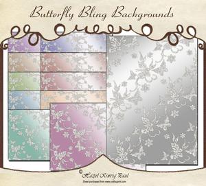 Butterfly Bling Backgrounds