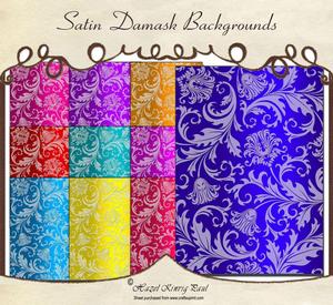Satin Damask Backgrounds