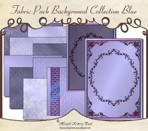 Fabric Pack Background Collection Blue