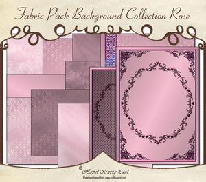 Fabric Pack Background Collection Rose
