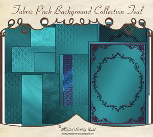Fabric Pack Background Collection Teal