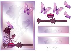 Butterflies on Roses Card