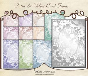 Satin & Velvet Card Fronts