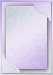 Stand-out Framed Card Front - Lavender