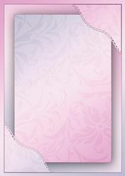 Stand-out Framed Card Front - Pink