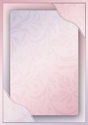 Stand-out Framed Card Front - Rose