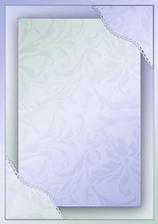 Stand-out Framed Card Front - Baby Blue