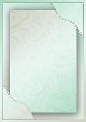 Stand-out Framed Card Front - Aqua