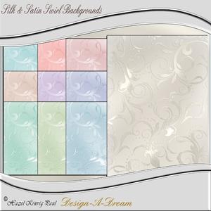 Silk & Satin Swirl Backgrounds