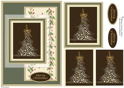 A5 Quick Layered Christmas Card