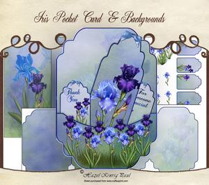 Iris Pocket Card & Backgrounds