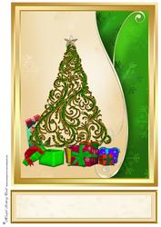 Quick Layered Christmas Card #2