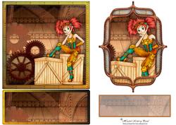 Steampunk Easel Panels & Topper