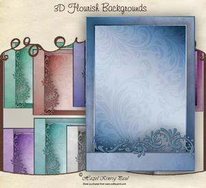 3D Flourish Backgrounds