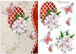 Scalloped Edge Lattice Card