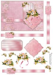 Floral Abundance Layered Card Front