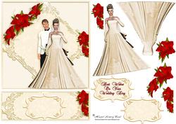 Wedding Easel Panels/card Front