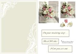 Wedding Bouquet Card - 01