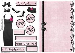 Go Girl Birthday Card