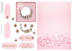 Pink Wedding-engagement-anniversary Card