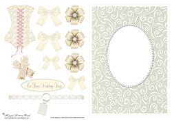 Pearls & Swirls Bridal Card