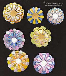 8 Petal Layered Flower