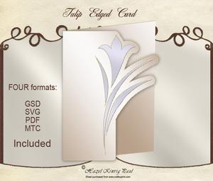 Tulip Edged Card